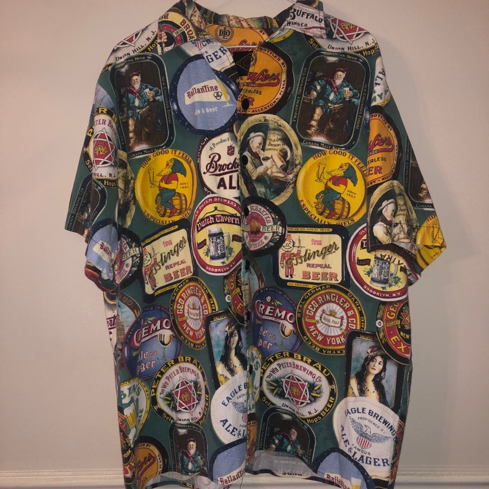 Beer Bottle Button-Up